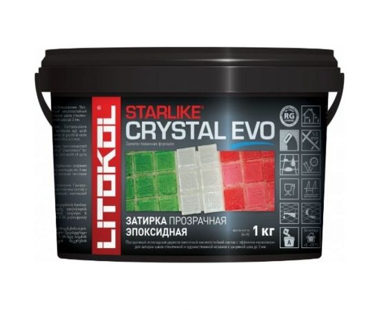 Эпоксидный состав для укладки и затирки мозаики LITOKOL STARLIKE EVO S.700 CRYSTAL 485460002 