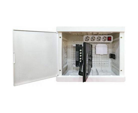 Мультимедийный бокс TDM БМ-ВП-01, 420x320x150, ТВх4, ТФх5, 2 сетевых модуля, колодка питания SQ0915-0201 