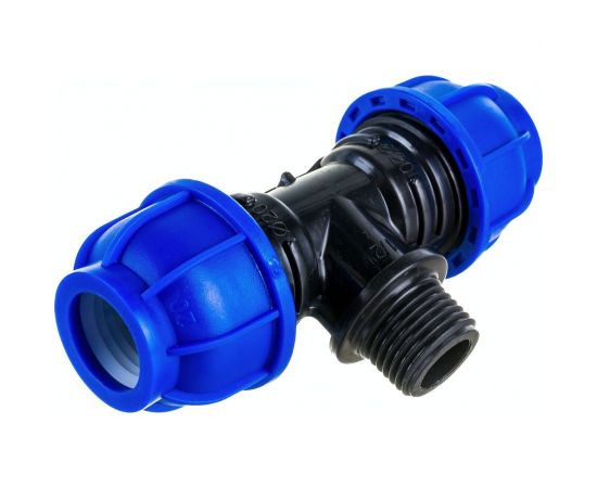 Тройник BOUTTE ПНД переходной 20 - НР1/2" - 20 9273842 