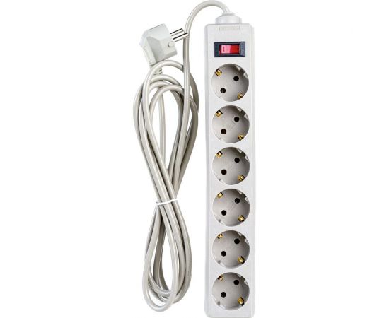 Сетевой фильтр ExeGate SP-6-3G 6 евророзетки с заземлением, 3м, выключатель с подсветкой 119392 