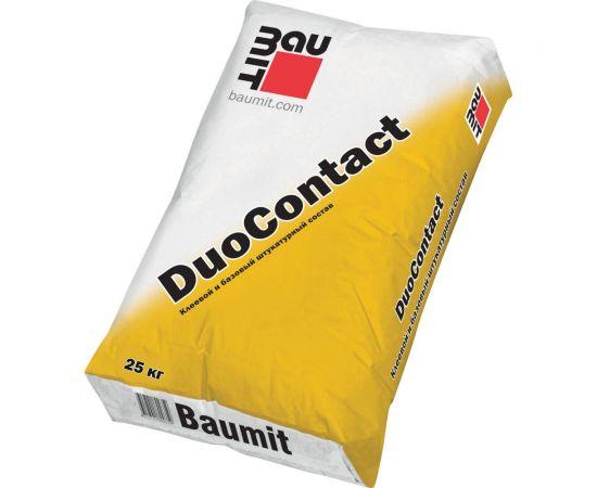 Клеевой и базовый штукатурный состав Baumit DuoContact 25 кг 4612741800489 