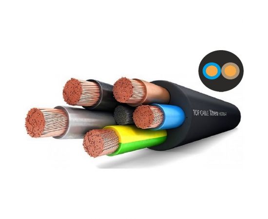 Силовой гибкий кабель H07RN-F 2x2,5 Top Cable XTREM 100 метров 3002002MR100RU 