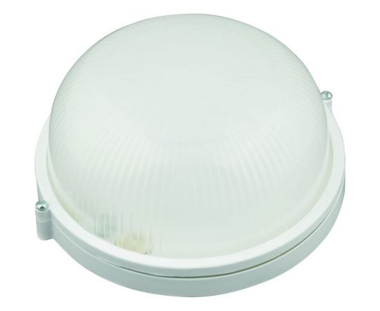 Влагозащищенный светильник Uniel UWL-R01 100W под лампу E27 IP54 WHITE Круг Е27 UL-00006771 