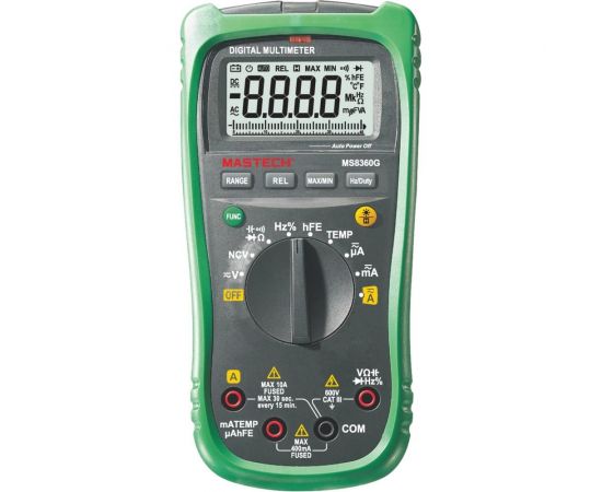 Цифровой автоматический мультиметр с датчиком бесконтактного обнаружения Mastech MS8360G AC 00-00000280 
