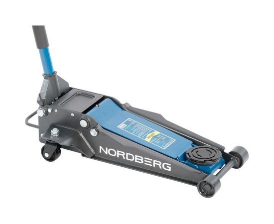 Супернизкий подкатной домкрат NORDBERG 3 тонн, H=75-510 мм N32034 – изображение 2