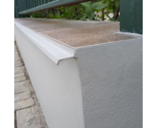 Капельник РУССКИЙ ПРОФИЛЬ 2.7 м, анодированное, серебро матовое, 5 шт. 4680427012457 – изображение 2