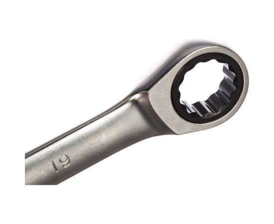 Трещоточный комбинированный ключ 19мм KING TONY 373119M – изображение 2