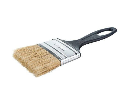 Флейцевая кисть АКОР КФ Евро 50 мм, толщина 8 мм натуральная щетина 4607044330344 – изображение 2