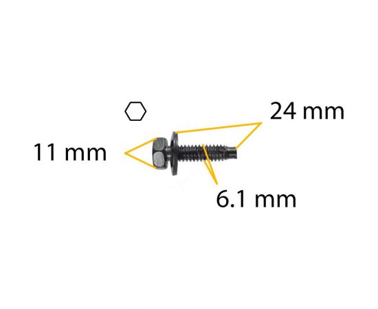 Автокрепеж для Chrysler 10 шт 6025329 КрепАвто M2210 – изображение 2
