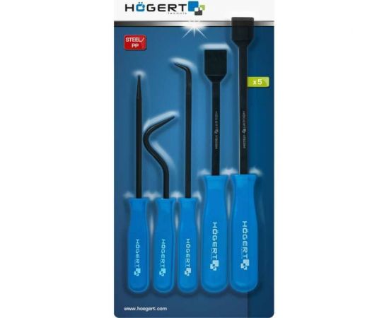 Набор скребков и крючков HOEGERT TECHNIK 5шт. HT8G394 – изображение 2