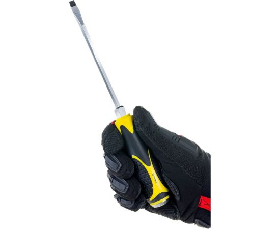 Шлицевая отвертка SL6.5х150мм H6мм магнитная ударная силовая с держателем ЭВРИКА ER-4SA-02H – изображение 2