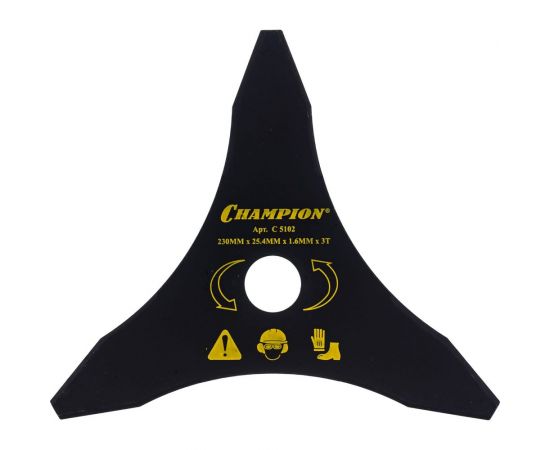 Нож для жесткой травы (230х25.4 мм; 3Т) 125R/235R/FS80/85/100/120/FR85/350/450 Champion C5102 – изображение 3