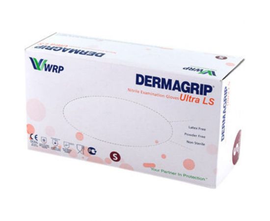 Смотровые перчатки DERMAGRIP ULTRA LS, нитрил, 200 штук, размер L CT0000000549 – изображение 3
