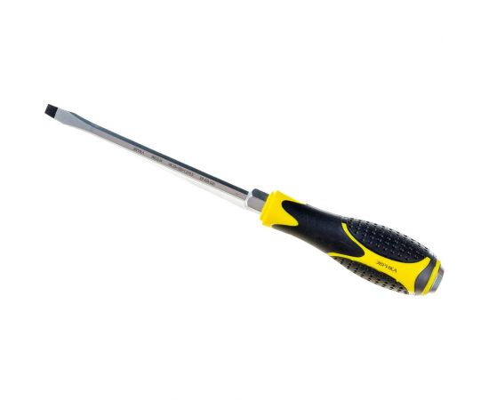 Шлицевая отвертка SL6.5х150мм H6мм магнитная ударная силовая с держателем ЭВРИКА ER-4SA-02H – изображение 3
