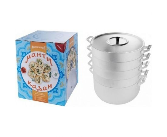 Манты-казан Демидовский 6 л., 4 сетки, d 26 МТ-112 – изображение 4