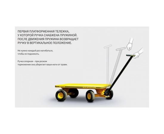 Платформенная тележка WALZMATIC 1000GS зеленая 00000005063 – изображение 8