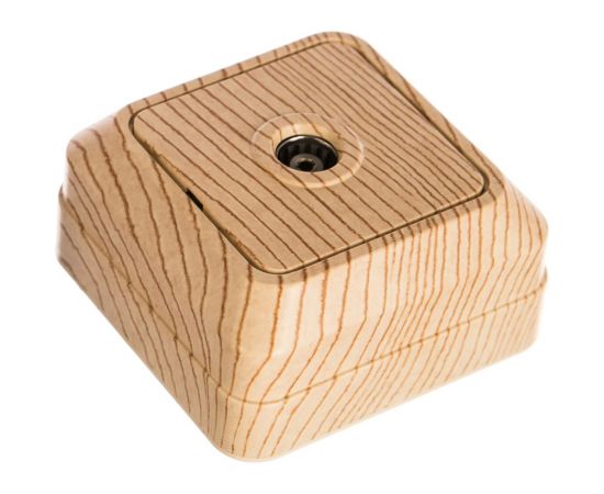 Розетка TV Intro 230111 одиночная, IP20, ОУ, Quadro, сосна 360 Б0027660 