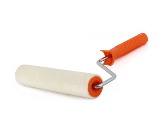 Валик ZOLDER велюр, 250 мм, с ручкой, 8 мм, ядро 40 мм, ворс 4 мм Z-2504 