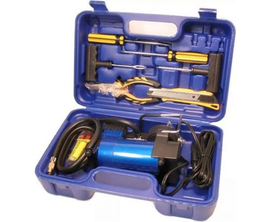 Компрессор МАЯКАВТО AC575ma 35 л/м, пластмассовый бокс, c набором инструментов AC575ma 