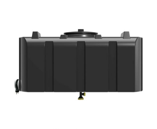 Бак душевой серии POLIMER GROUP R 300 литров черный с подогревом DR300S12 