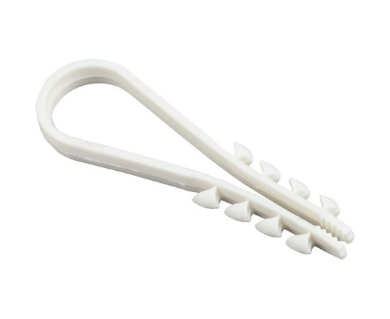 Дюбель-хомут IEK d11-18 мм нейл. бел. уп.100 шт. ИЭК UHH35-11-18-100 