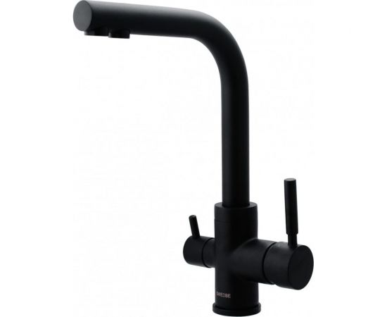 Смеситель для кухни Swedbe Selene Plus цвет-черный/сатин 8149 