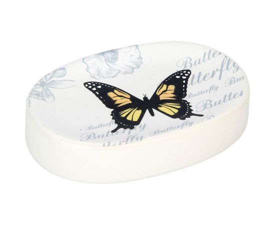 Мыльница Рыжий кот Бабочки SD-FLY керамика 002791 