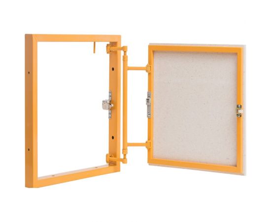 Люк стальной ревизионный Евростандарт РРЗ (400х400 мм) ДЕЛАЙТ 20004040 – изображение 2