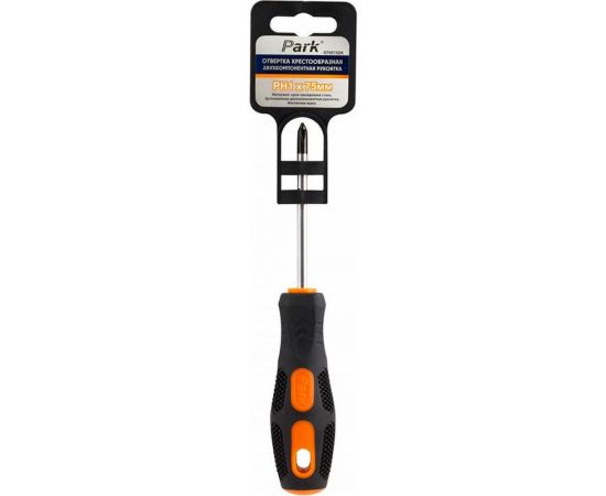 Отвертка Park PH1х75 мм двухкомпонентная рукоятка 008396 – изображение 2