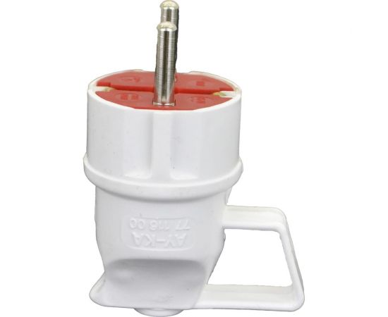 Вилка AY-KA угловая с ушком, с заземлением 7711600 – изображение 2