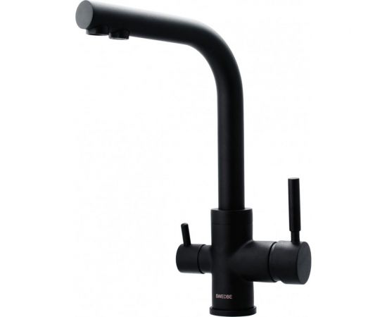 Смеситель для кухни Swedbe Selene Plus цвет-черный/сатин 8149 – изображение 2