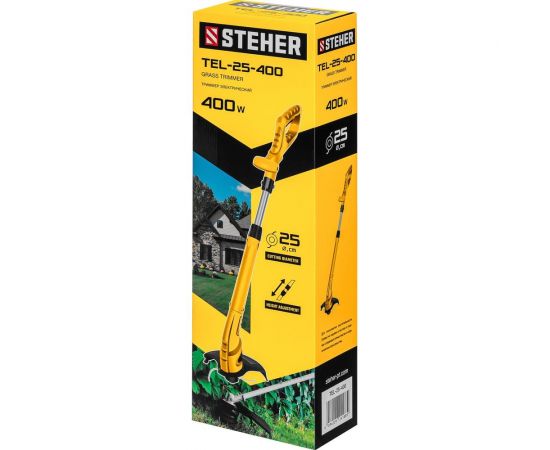 Сетевой триммер STEHER 400 Вт TEL-25-400 – изображение 2