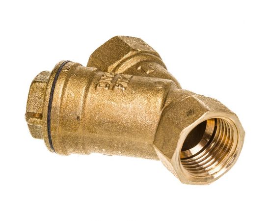 Косой фильтр 1/2 латунный с отверстием для пломбировки Uni-Fitt 211G2000 – изображение 3