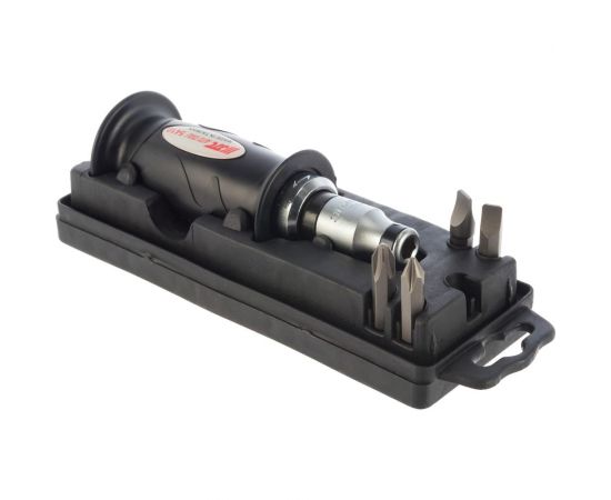 Отвертка с резиновой рукояткой и набором бит 9 шт JTC-5410 – изображение 3