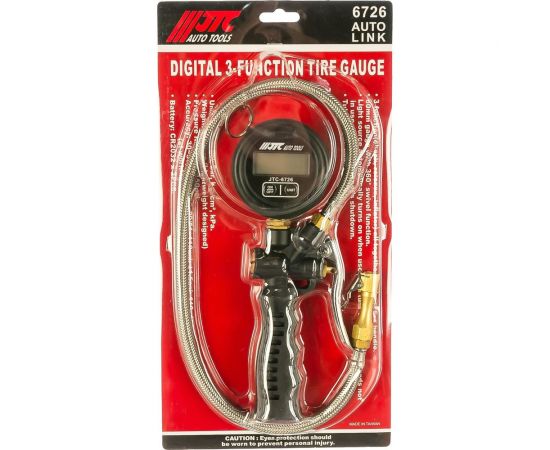 Цифровой шинный манометр JTC 150 PSI 6726 – изображение 3