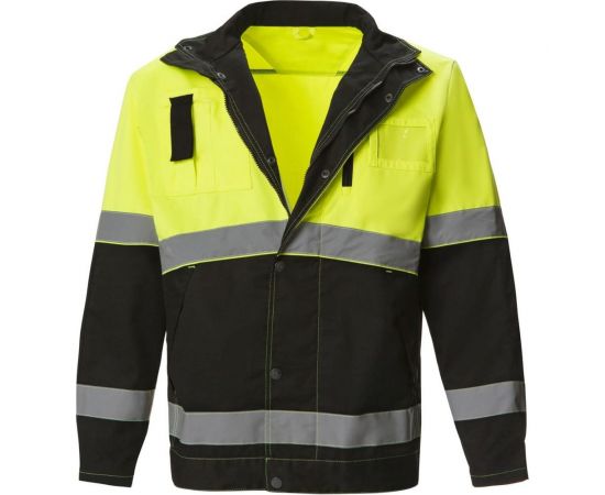 Костюм СОЮЗСПЕЦОДЕЖДА Премиум черный/лимонный, р. 52-54, рост 170-176 2000000065656 – изображение 4