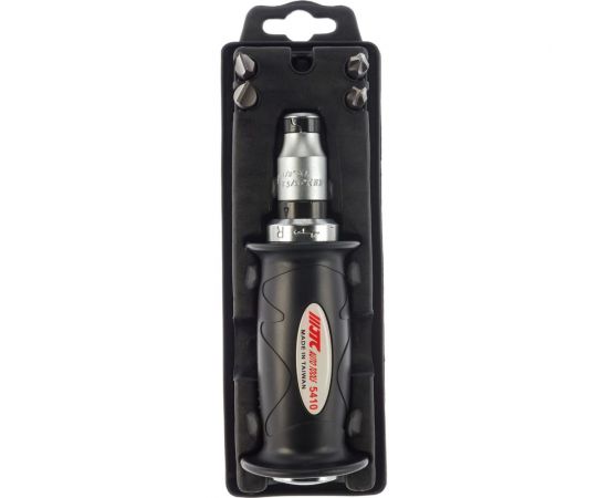 Отвертка с резиновой рукояткой и набором бит 9 шт JTC-5410 – изображение 4