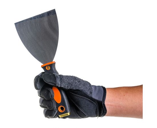 Шпательная лопатка HARDEN профессиональная усиленная из нержавеющей стали, 100 мм. 620204 – изображение 4