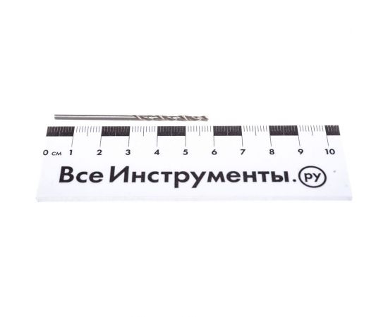 Сверло по металлу (2.2х27х53 мм; ц/х; Р6М5; В; 118) ТехноСталь t116022 – изображение 4