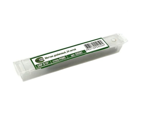 Дюймовый метчик TORNERI UNF 5/16 24 нитей Р6М5 035381:317 – изображение 5