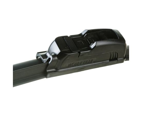 Щетка стеклоочистителя бескаркасная с графитом (универсальная) 70см/28" (2 адаптера) Wonderful 902405 – изображение 5