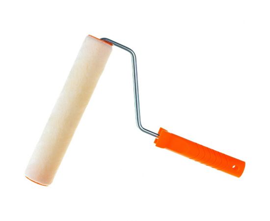 Валик ZOLDER велюр, 250 мм, с ручкой, 8 мм, ядро 40 мм, ворс 4 мм Z-2504 – изображение 5