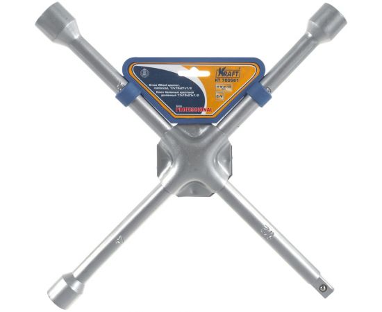 Баллонный крестовой усиленный ключ KRAFT 17*19*21*1/2 Dr KT 700561 – изображение 6