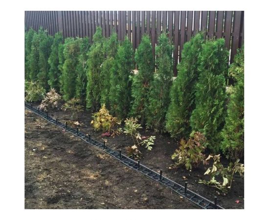 Бордюр садовый Gidrolica пластиковый черный L1000 7310 – изображение 6