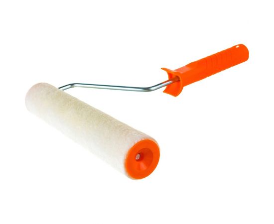 Валик ZOLDER велюр, 250 мм, с ручкой, 8 мм, ядро 40 мм, ворс 4 мм Z-2504 – изображение 6