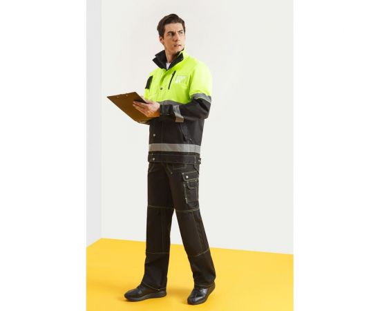 Костюм СОЮЗСПЕЦОДЕЖДА Премиум черный/лимонный, р. 52-54, рост 170-176 2000000065656 – изображение 7