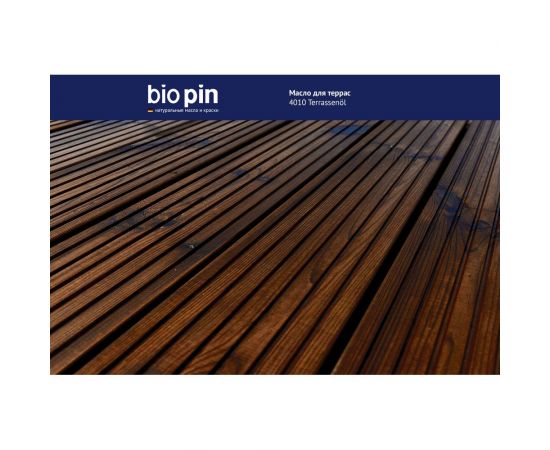 Масло для террас BIO PIN 4010 Terrassenol в цвете МАЙЯ 0,75 л 40101C103 – изображение 10