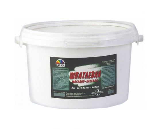 Шпатлевка масляно-клеевая 1.5 кг Радуга 8 7431 
