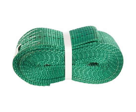 Строительная лента с петлей (6т, 5м, 60мм, зеленая) СТРОП-ПРО SP05110 