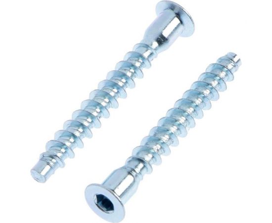 Винт конфирмат TUNDRA krep, 6.3х50 мм, стальной, оцинкованный, в упаковке 10 шт. 5082522 